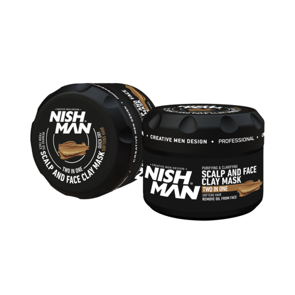 NISHMAN Scalp & Face Clay Mask 2 in 1 450 g