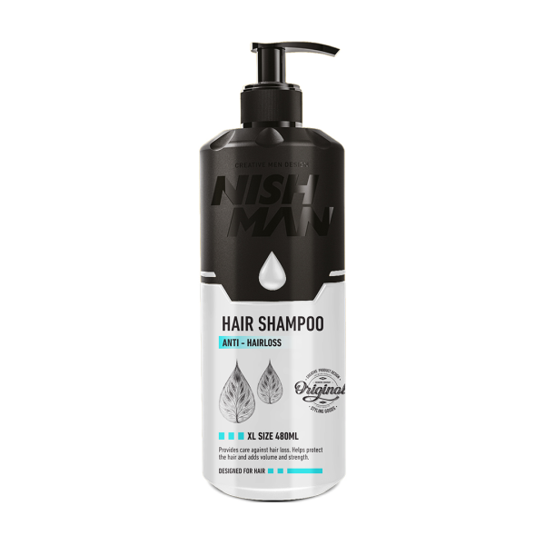 NISHMAN Haar Shampoo 480 ml – Anti-Haarausfall