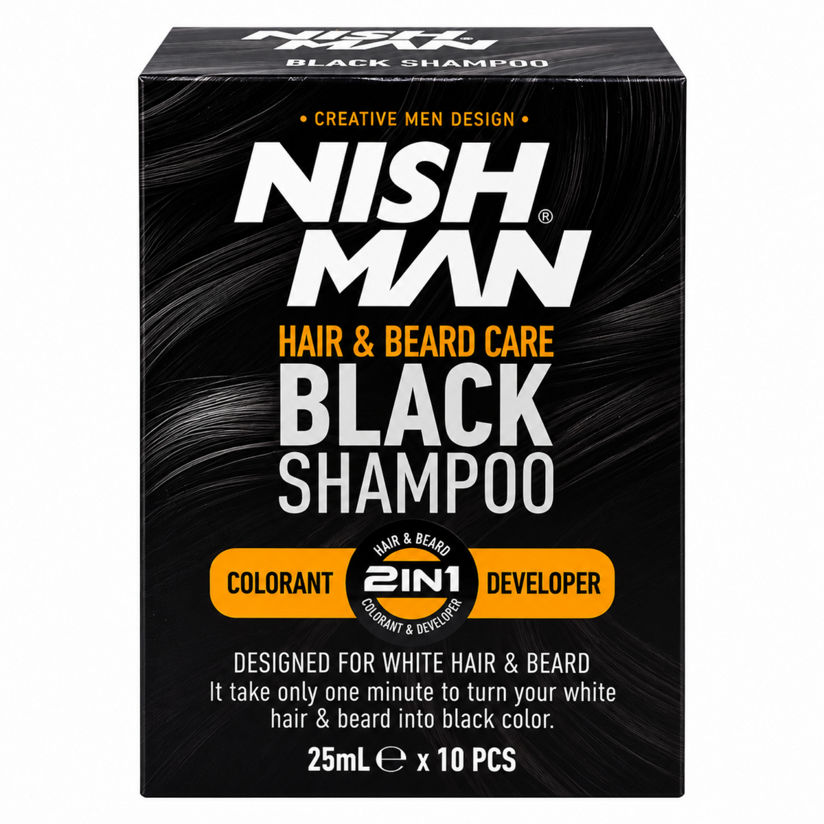 NISHMAN Black Hair Shampoo 25 ml