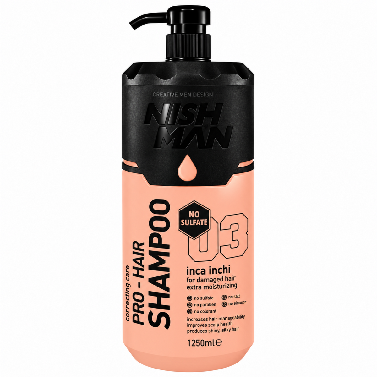 NISHMAN Pro-Hair Shampoo 01 Keratin Complex 1,25 l