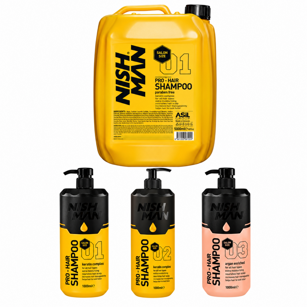 NISHMAN Pro-Hair Shampoo 01 Keratin Complex 1,25 l