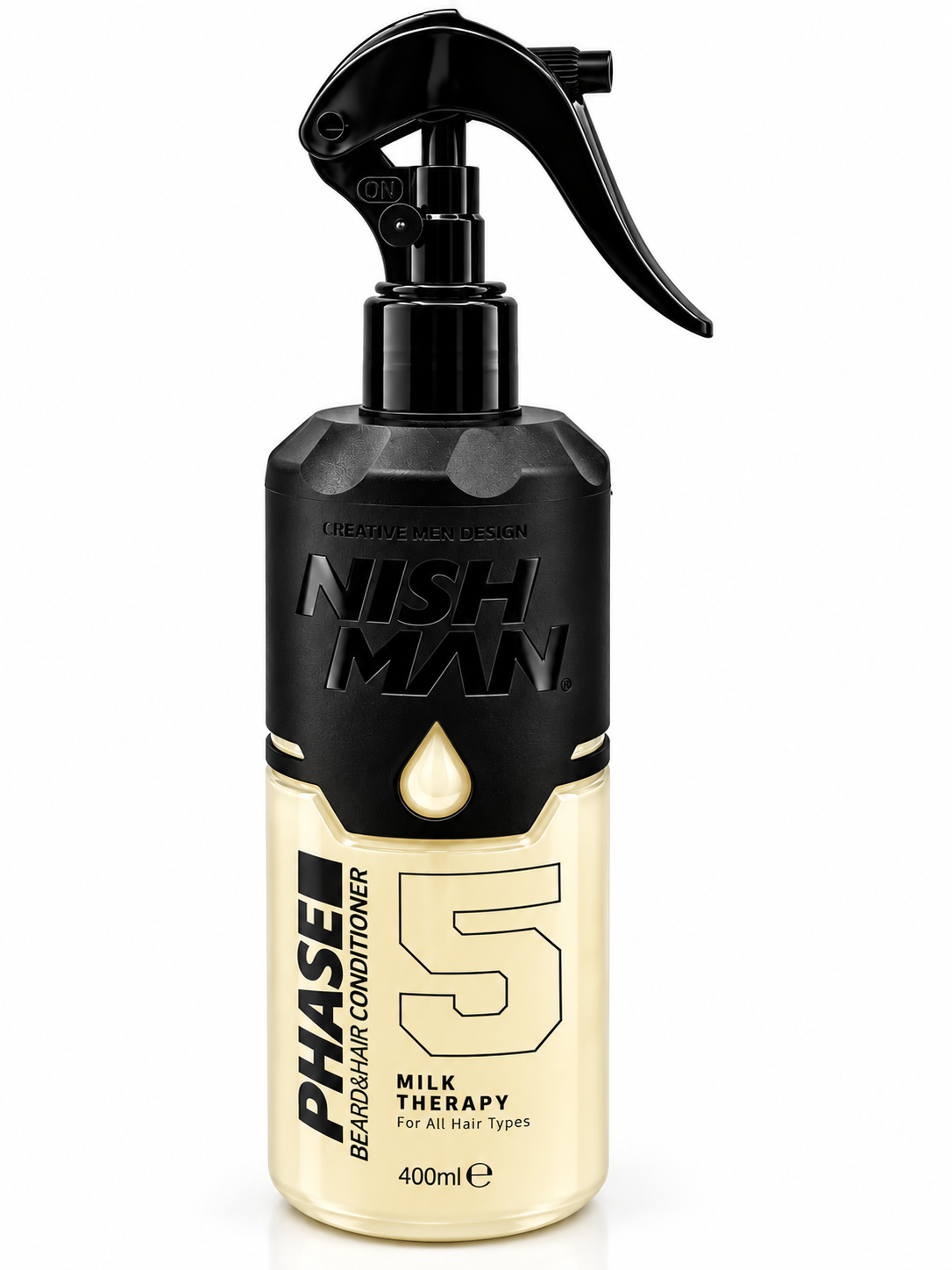 NISHMAN Acondicionador bifásico para barba y cabello 400 ml