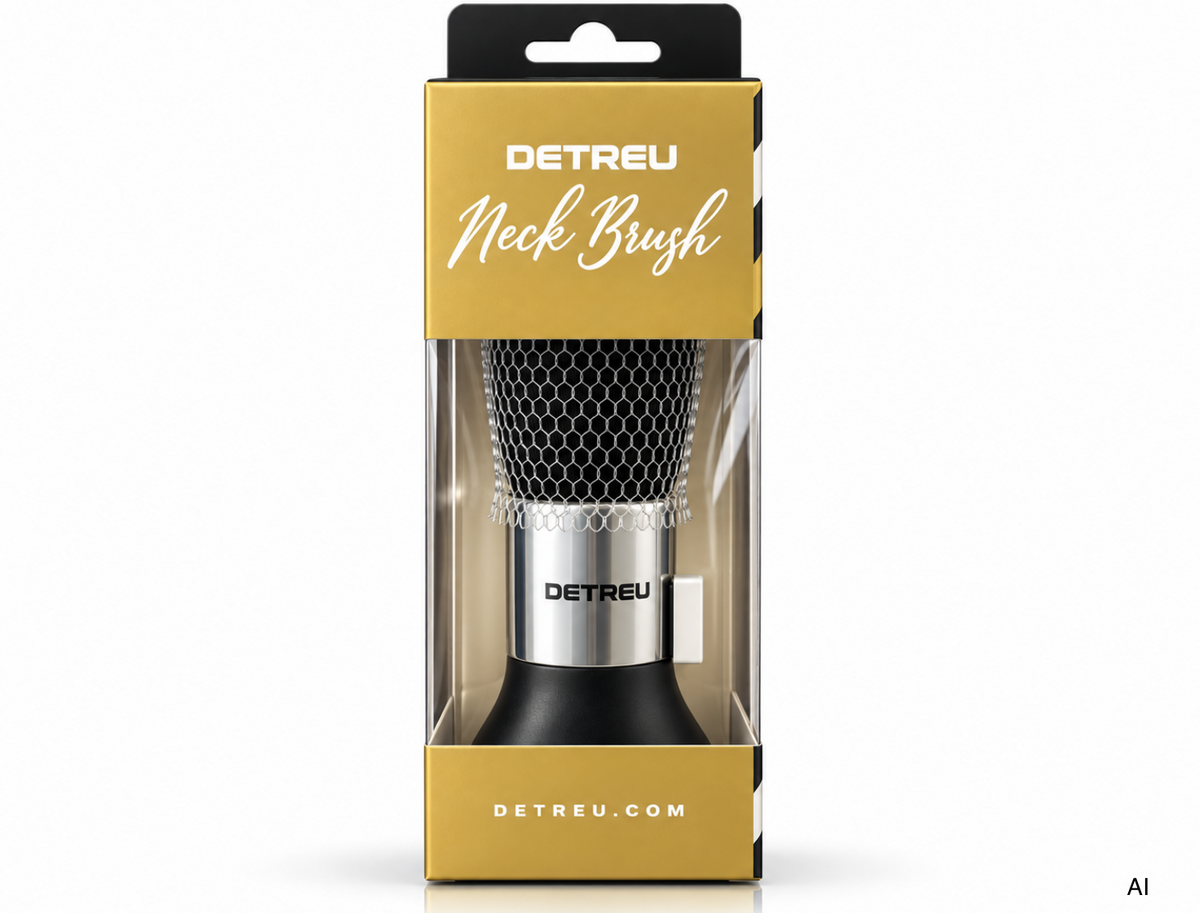 Detreu Nackenwedel G-23 Metallring 170 × 45 mm Schwarz
