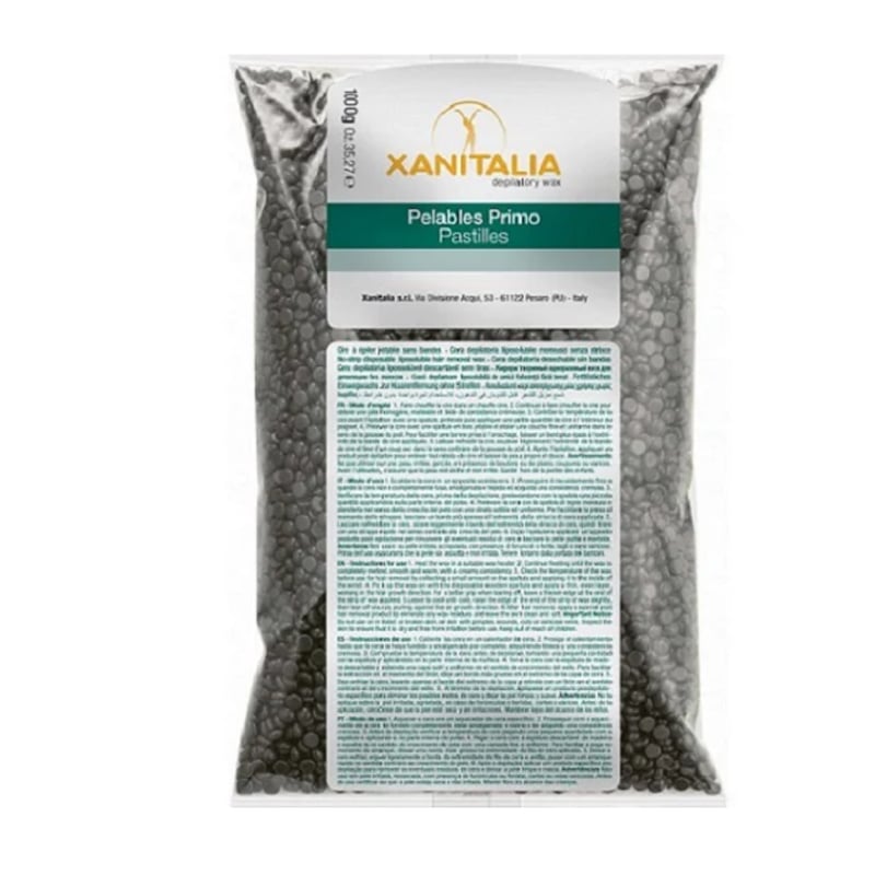 Xanitalia Brasilian Wax-Perlen Schwarz 1000g