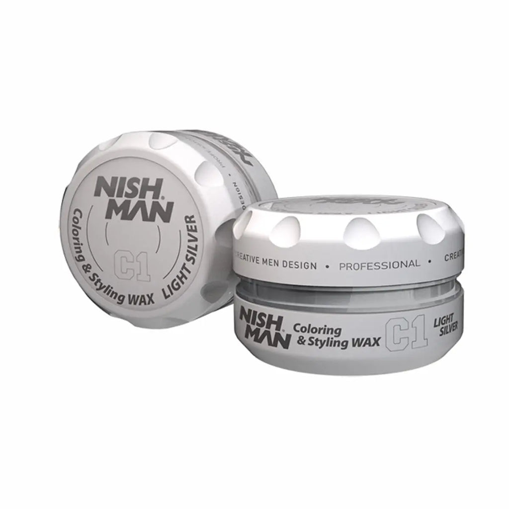NISHMAN Hair Coloring Wax 100 ml – C1 Light Grey