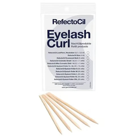 RefectoCil Eyelash Curl Refill Rosen­holzstäbchen 5 Stück