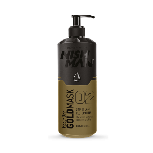 NISHMAN Peel Off Mask 200 ml – 02 Gold Mask