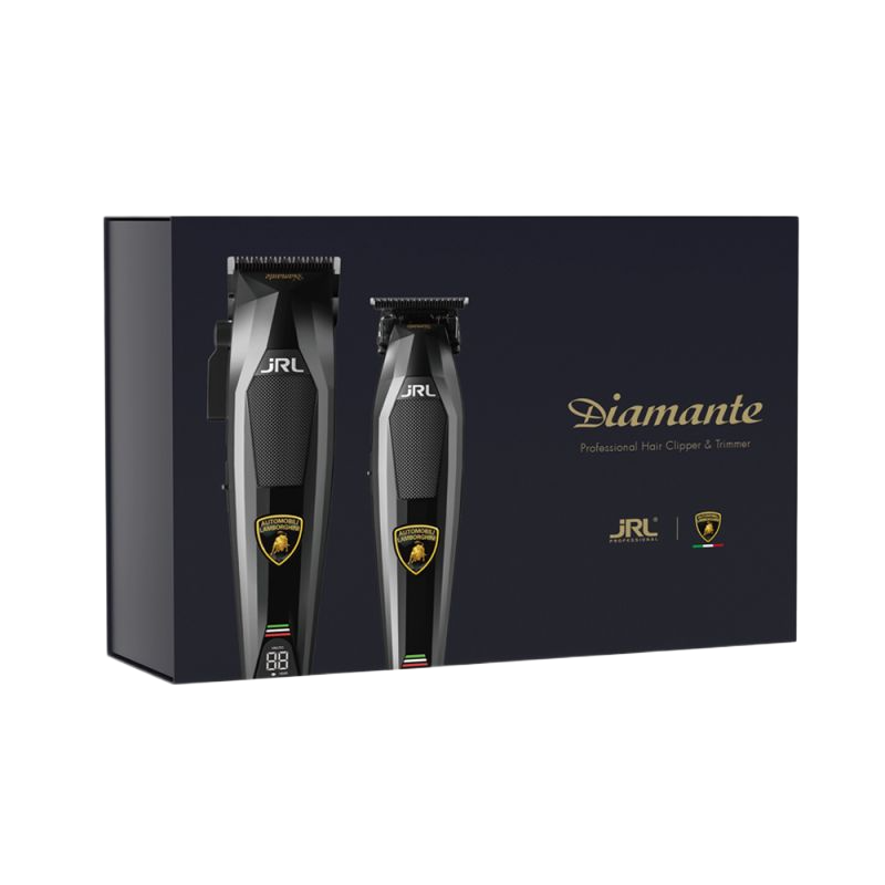 JRL x Lamborghini Diamante Clipper & Trimmer Combo Kit - Schwarz