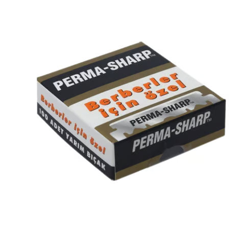 Perma Sharp halbe Rasierklingen 100 Stück