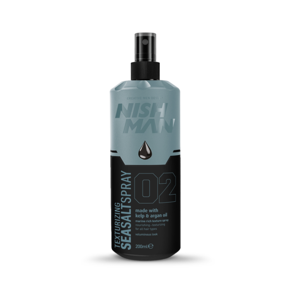 NISHMAN Sea Salt Spray 200 ml – 02 Kelp & Aloe Vera