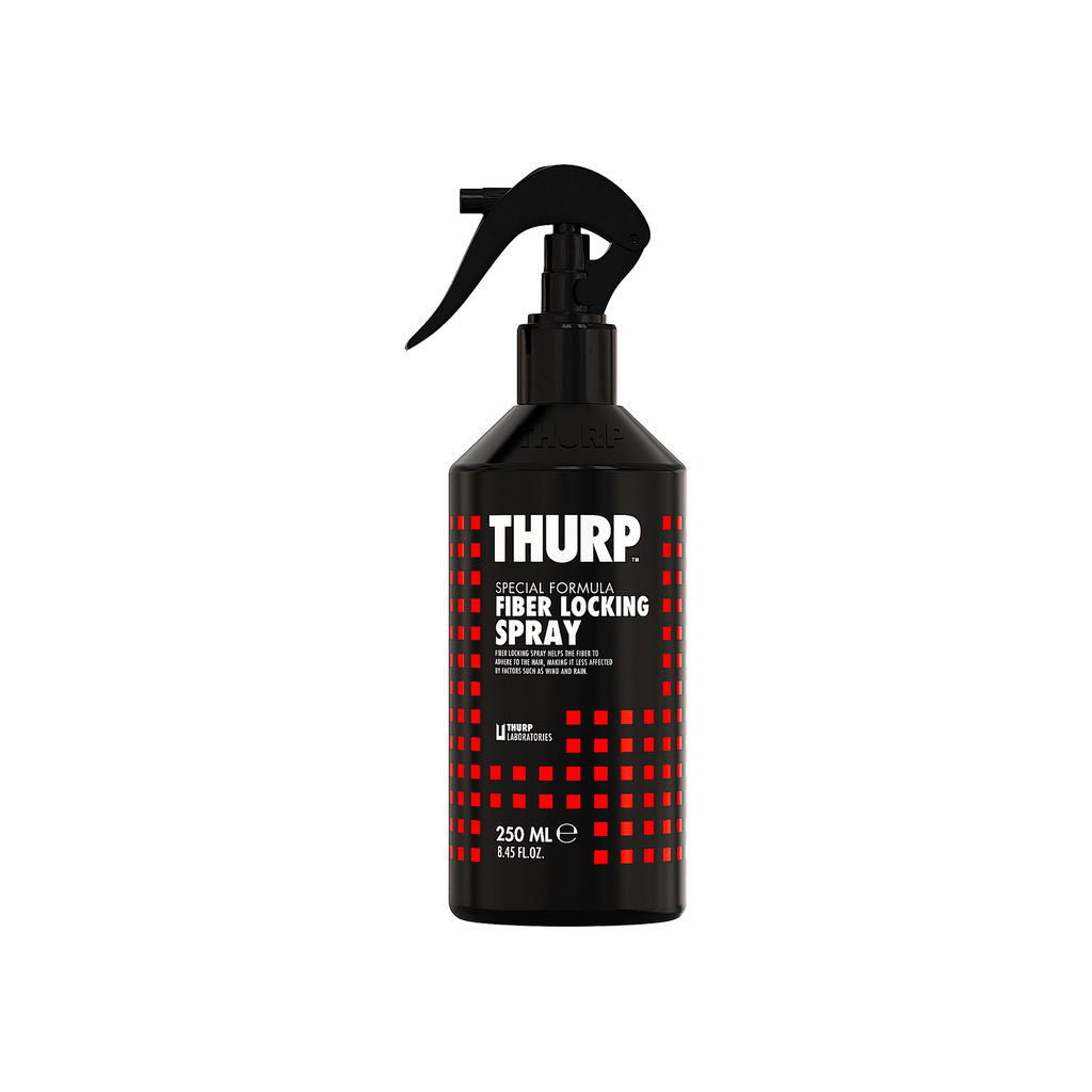 THURP Hair Building Fibers & Fiber Locking Spray Set